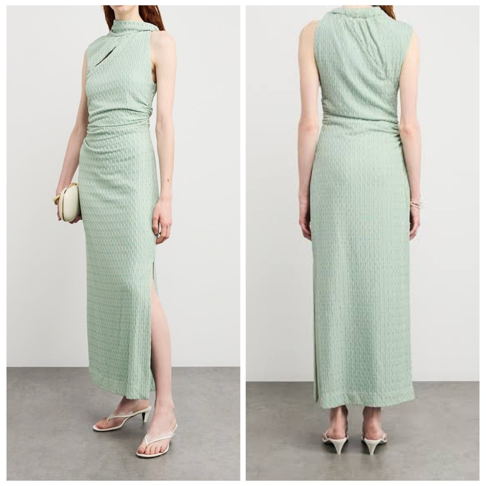 Camilla and Marc Davanna Maxi Dress 8 Sage Green Long Maxi